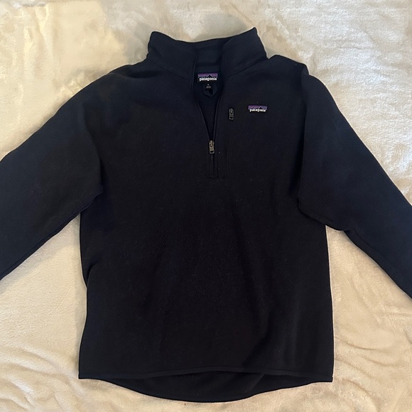 Patagonia Men's Zip-Up Navy Sweater